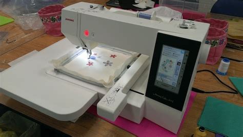 embroidery machine with computer connectivity